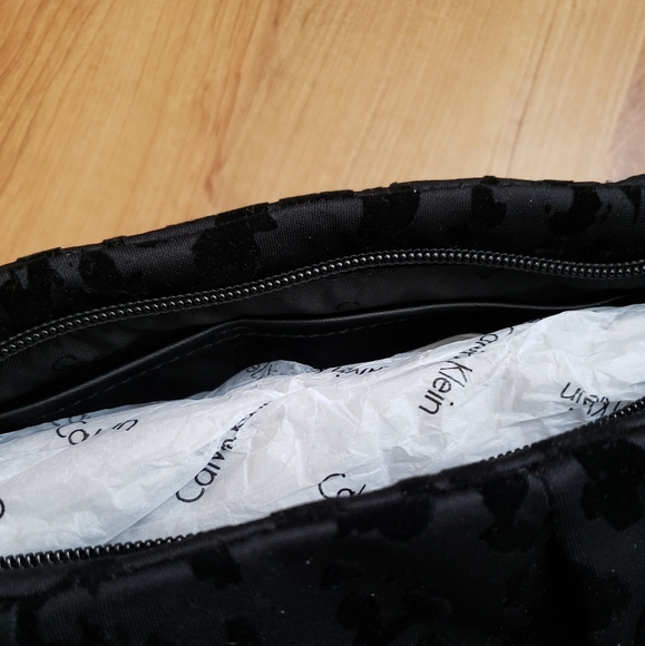 Calvin Klein Animal Print Nylon Demi Shoulder Bag - Picture 6 of 6